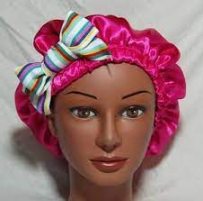 Cute Satin Bonnet Scarf Hairstyles Hair Bonnet Hair Wraps