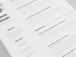 Nothing stands out with more modern style than this minimalist resume template in word. Free Clean And Minimal Resume Template Creativebooster