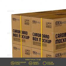 Download Cardboard Box Pallet Mockup Cardboard Box Cardboard Mockup