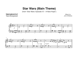 Star wars is obviously the theme song for american epic space opera film star wars. Star Wars Main Theme Piano Sheet Music Pdf Bluebird Music Lessons
