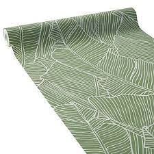 Où trouver l'offre papier peint feuille de bananier au meilleur prix ? Papier Peint Vinyle Sur Intisse Bananier Vert Castorama