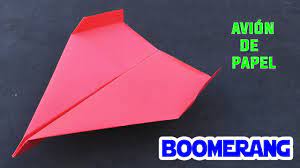 Te enseñamos a hacer un juguete para los niños reciclando rulos de papel de higiénico. Como Hacer Un Avion De Papel Boomerang Que Funciona How To Make A Boomerang Paper Plane Youtube