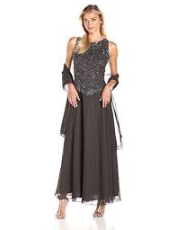 J Kara Womens Sleeveless Bd Top Long Dress W Scarf Slatemercgun 8 Visit The Image Link More D Casual Cocktail Dress Fashion Clothes Women Women Dress Online