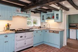 farmhouse style kitchen in old cottage