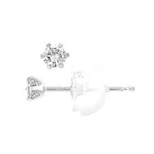 When removed from spotlights, many diamonds go dark at the edges, seeming to shrink. Platinum Diamond Earrings Studs For Women 1 10 Carat Etsy