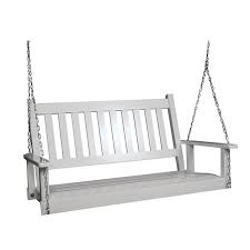 Maybe you would like to learn more about one of these? Style Selections 2 Person White Wood Outdoor Swing In The Porch Swings Gliders Department At Lowes Com