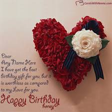 Pin On Happy Birthday Wishes Card With Name Maker