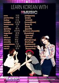 Learn Korean With Kpop Learn Korean Korean Lessons Korean Words