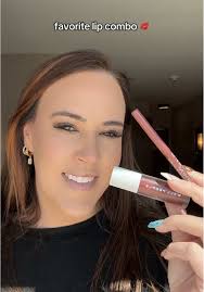 favorite drug store lip combo! Using @revlon color stay long wear lip liner  in shade chocolate and @Well People tinted lip oil in shade dewy iris  #lipcombo #fyp #trending #makeupinspo #lipgloss ...