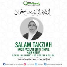 Media dewan muslimat pas malaysia. Takziah Buat Keluarga Puan Noorfazilah Berita Parti Islam Se Malaysia Pas