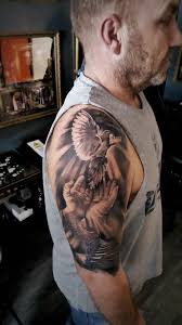 Memorial Tattoo By Emil Limited Availability At Redemption Tattoo Studio Heaven Tattoos Sleeve Tattoos Tribute Tattoos