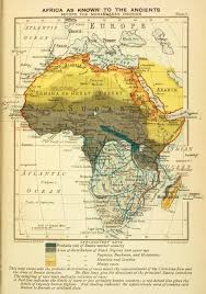 Africa As Known To The Ancients Before The Muhammadan Invasion Africa Map Africa Map