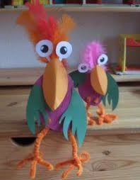 Schrage Vogel Basteln Vogel Basteln Klassenzimmer Kunstprojekte Kunst Fur Kinder