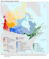 Map 1 1 Drainage Regions Of Canada