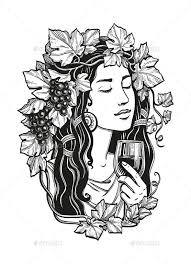 Drawingfusion Com Grape Drawing Flower Crown Drawing Hand Drawn Vector Illustrations