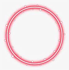 Neon Round Red Freetoedit Circle Frame Border Transparent Neon Circle Png Png Download Circle Circle Borders Circle Frames