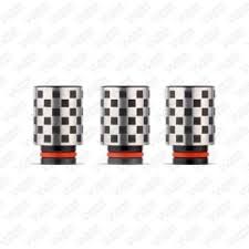 She had duffle bags set out on her bed, throwing in whatever she thought. 510 Drip Tip Titanium Checkered Flagg 8 00