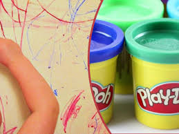 play doh was actually used as wallpaper