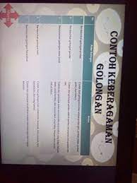 Check spelling or type a new query. Tabel 4 5keberagaman Golongan Di Sekitar Peserta Didik Brainly Co Id