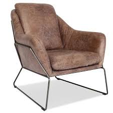 Lionel Industrial Modern Leather Accent Chair Leather Accent Chair Leather Lounge Leather Lounge Chair