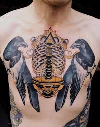 It doesn't matter what kind of feeling or thought you want to express with a tattoo — large picture on your rib cage will definitely attract attention of the people around you. 20 Skeleton Rib Cage Tattoo Designs