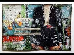 Mixed Media Collage Angel Video Tutorial Youtube