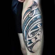120+ collection tribal designs for men (2021) tribal tattoo ideas pics and images 30 Tribal Thigh Tattoos For Men Manly Ink Ideas