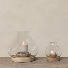 The purple amethyst short lincoln drape table lamp from aladdin lamps offers vintage styling with modern convenience. Glass Hurricane Lamps For Candles Glass Storm Lantern Motta Living