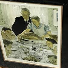 That first painting, along with three others based on fdr's four freedoms, were published in the post in on the right is a modern take on rockwell's painting by hank willis thomas and emily shur. Lot Vintage 1943 Wwii Norman Rockwell Four Freedoms Poster Print Set Framed