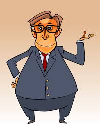 Maybe you would like to learn more about one of these? Cartoon Character Big Bellied Man In A Suit And Tie And Glasses Vector Free Download