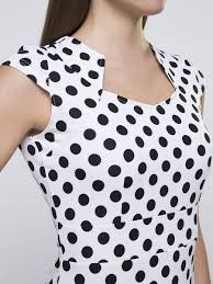 Black And White Polka Dot Bodycon Dress Buy Vintage Polka Dot Bodycon Dress Online With Cheap Prices And Discover Fashion Bodycon Dresses At Fashionmia Com Blusas Femininas Moda Vestidos Moda