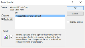 How To Copy Linked Excel Charts Into Powerpoint