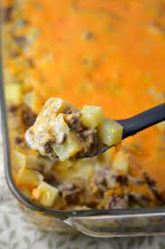 Ground Beef And Potato Casserole A Taste Of Madness Recipe Ground Beef And Potatoes Chicken Recipes Casserole Potatoe Casserole Recipes