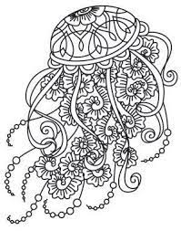 Some crafts are even fun for adults too! Jellyfish Mandala Clip Art Mandala Coloring Pages Coloring Pages Embroidery Patterns