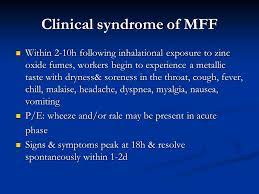 Metal Fume Fever Mff By M Mohammadi 86 11 17 Introduction An Acute Self Limiting Flu Like Inhalational Fever Attributed To Exposure To A Number Ppt Download