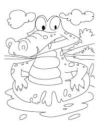 Check spelling or type a new query. Alligator On A Swim Drill Coloring Pages Coloring Pages Kids Coloring Book Summer Coloring Sheets