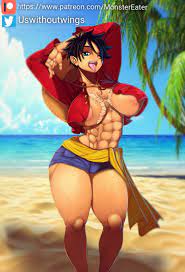 モンスター王 on X: Female Monkey D Luffy(SFW) #AnimeArt #animegirl  #onepiecefanart #hentai t.co yTE4sNqsVr   X