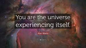 Maybe you would like to learn more about one of these? Alan Watts Quote You Are The Universe Experiencing Itself