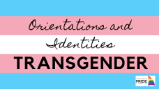 Orientations and Identities: The T in LGBTQ stands for Transgender ...