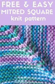 Knit 6 x 9 rectangle blocks with your stash and the happy stitchers will assemble all the do you love crocheting and knitting for charity? Free Knit Square Pattern To Make A Quick Throw Knitted Squares Pattern Small Knitting Projects Beginner Knitting Patterns