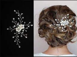 Easy Diy Bridal Gold Leaves Hair Vine Pins Bridal Hair Tutorial Hair Vine Wire Beads Como Hacer Bead Hair Accessories Bridal Hair Tutorial Hair Accessories