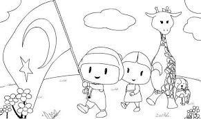 23 Nisan Boyama Sayfalari Boyama Sayfalari Boyama Kitaplari Nisan