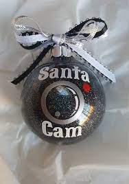 Santa Cam Ornament Christmas Ornaments For Kids Elf Cam Etsy Christmas Ornaments Diy Kids Christmas Ornaments Cricut Christmas Ideas