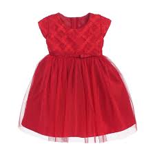 Go for details like texture, sheer panels, lace trim, sequins, beadwork and prints but keep accessories neutral. Sweet Kids Baby Girls White Cross Hatch Satin Tulle Easter Dress 9 24m Baby Girls Baby