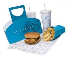 Nice To See Blue In The Fast Food Industry Packaging Food Packaging Food Packaging Design Unique Recipes