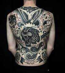 Tattoo Done By Rob Mopar Oldschooltattoo Oldschool Traditional Tattoo Tattoos Back Tattoos For Guys Back Piece Tattoo