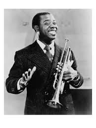 Jazz was the favorite type of music among the flappers. Louis Armstrong African American Jazz Musician Holding His Trumpet 1948 Photo Art Com In 2021 Louis Armstrong Jazz Musicians Classic Jazz