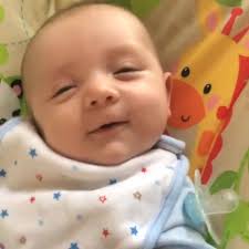 Amazing! 7 week old baby says "Hello!" to mommy , Credit: storyful