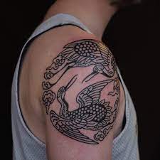 Batik Cranes Tattoos East River Tattoo Time Tattoos