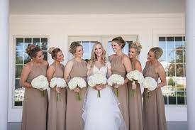 Brennan And Joshs Wedding In Butler Missouri Rustic Bridesmaid Dresses Brown Wedding Dress Brown Bridesmaid Dresses